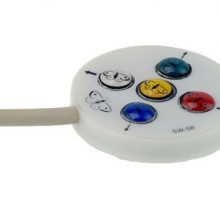 Piko Sensor 5-weg knoppenbutton aluminium SW5R